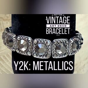 Bracelet  Y2K Metallics Vintage Art Deco